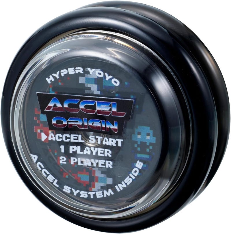 Ban Dai Bandai 60002 Accel Hyper Yo Black, Skill Game, Optimised JoJo for Children from 8 Years, with its Accel System, Test All Tricks Quickly and Easily - Image 3